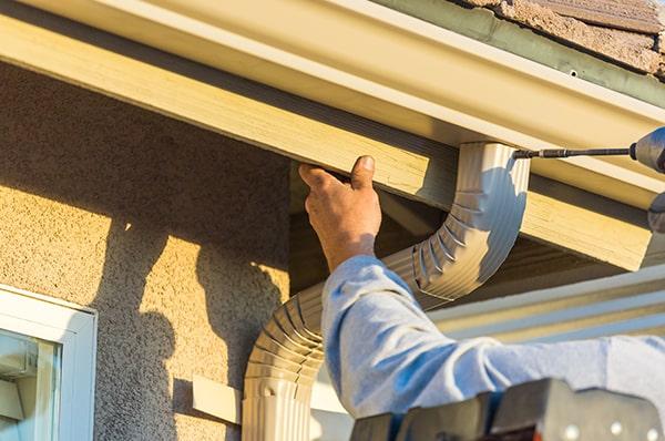 the recommended size for residential gutter installation is typically 5-inch